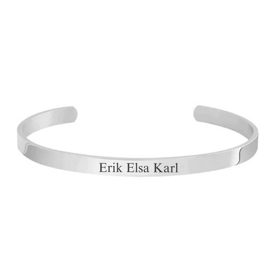 Graverat armband med namn