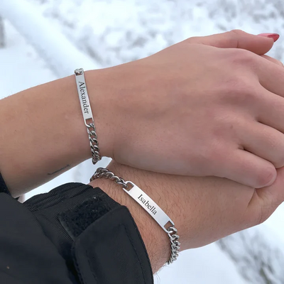 Personlige armbånd for par