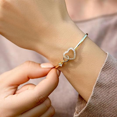 Mormor & Barnebarn - Uendelig  Hjerte Armbånd