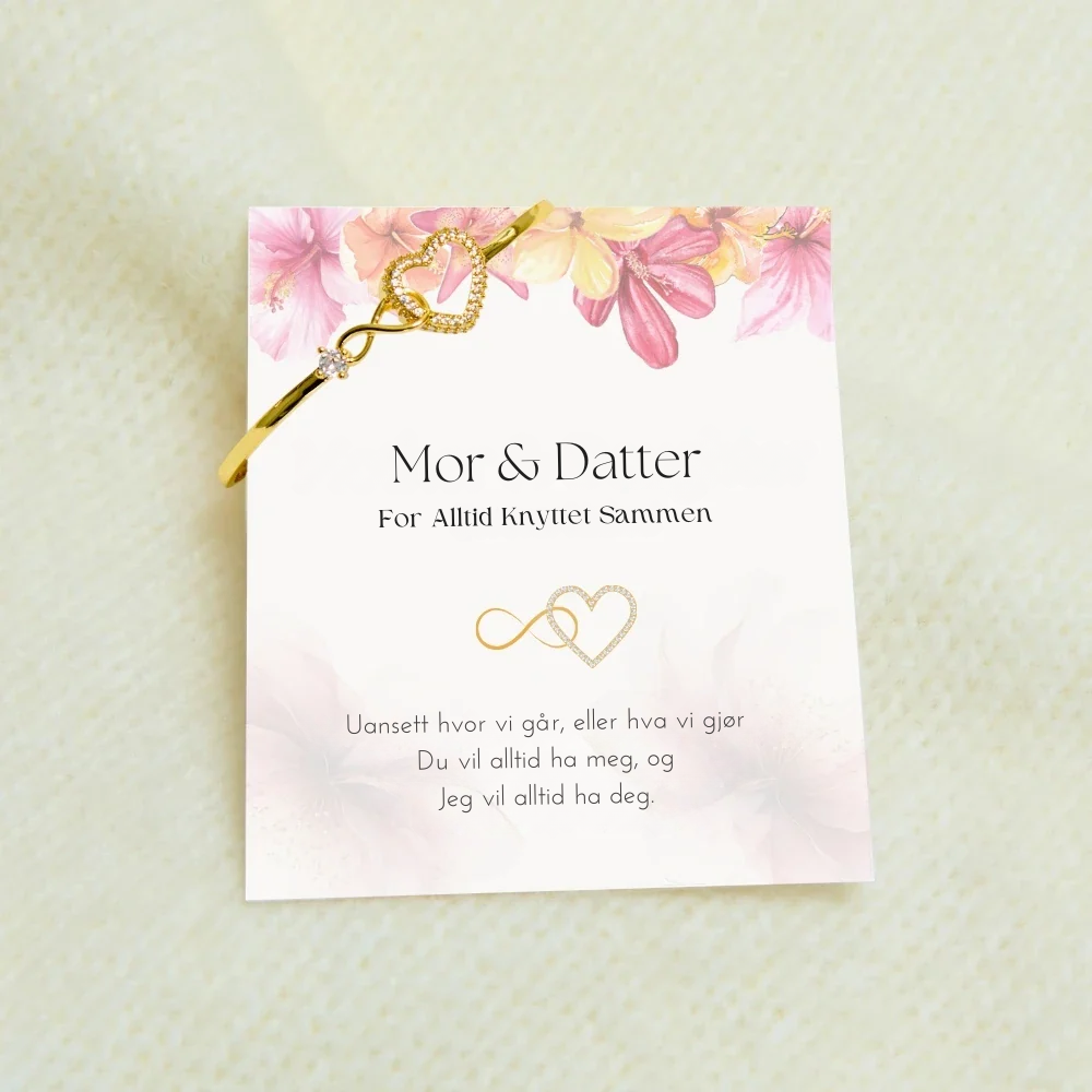 Mor & Datter – Infinity Hjertearmbånd