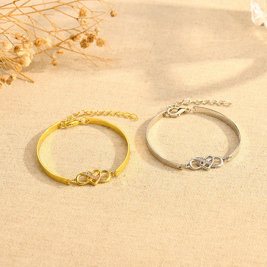 Til Min Barnebarn - Hold Meg i Hjertet – Infinity Armbånd