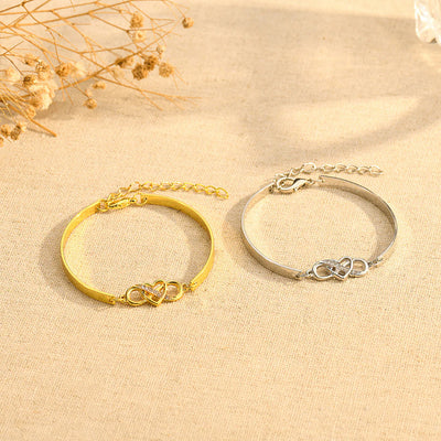 Til Min Barnebarn - Hold Meg i Hjertet – Infinity Armbånd