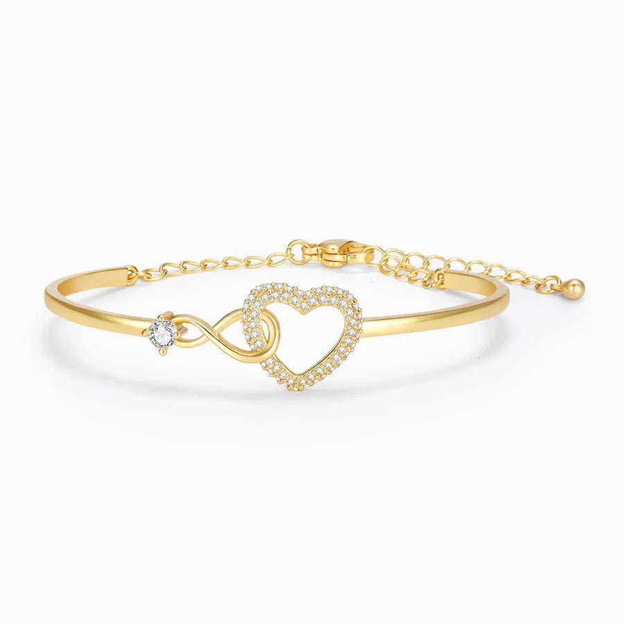 Til Min Datter – Infinity Heart-armbånd – For Alltid Forbundet