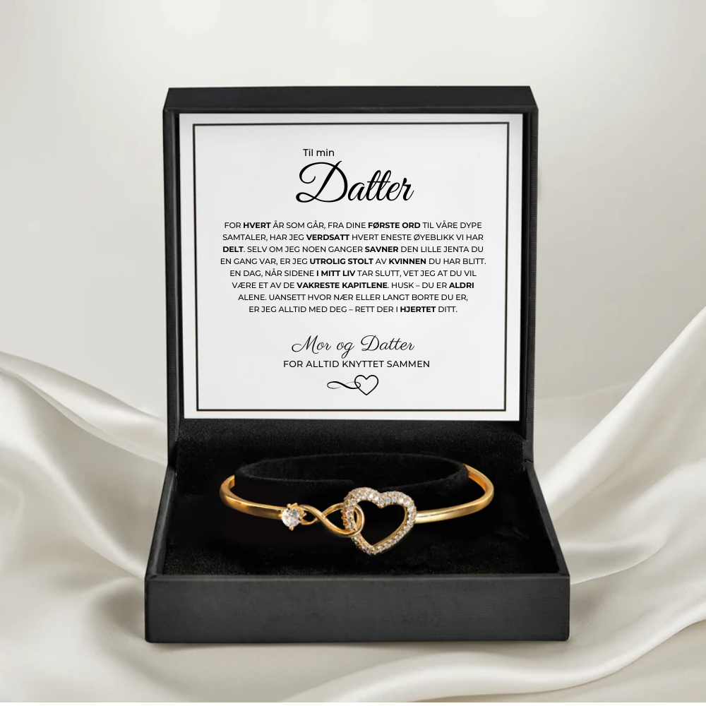 Til Min Datter – Armbånd Med Evig Kjærlighet