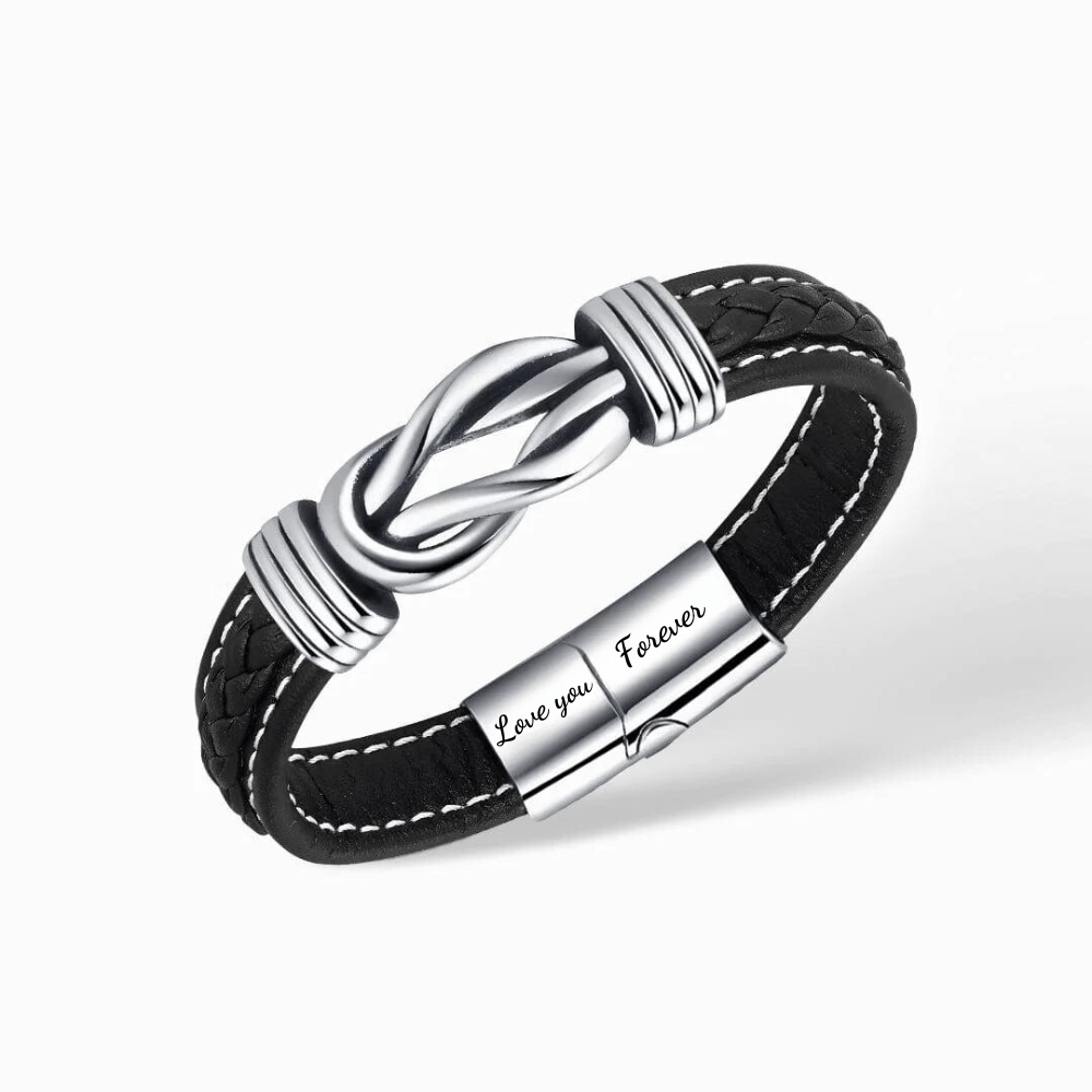 Til Min Sønn - Infinity Armbånd - Kjærlig Hilsen, Pappa