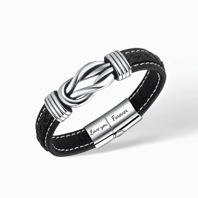 Til Min Sønn - Infinity Armbånd - Kjærlig Hilsen, Pappa