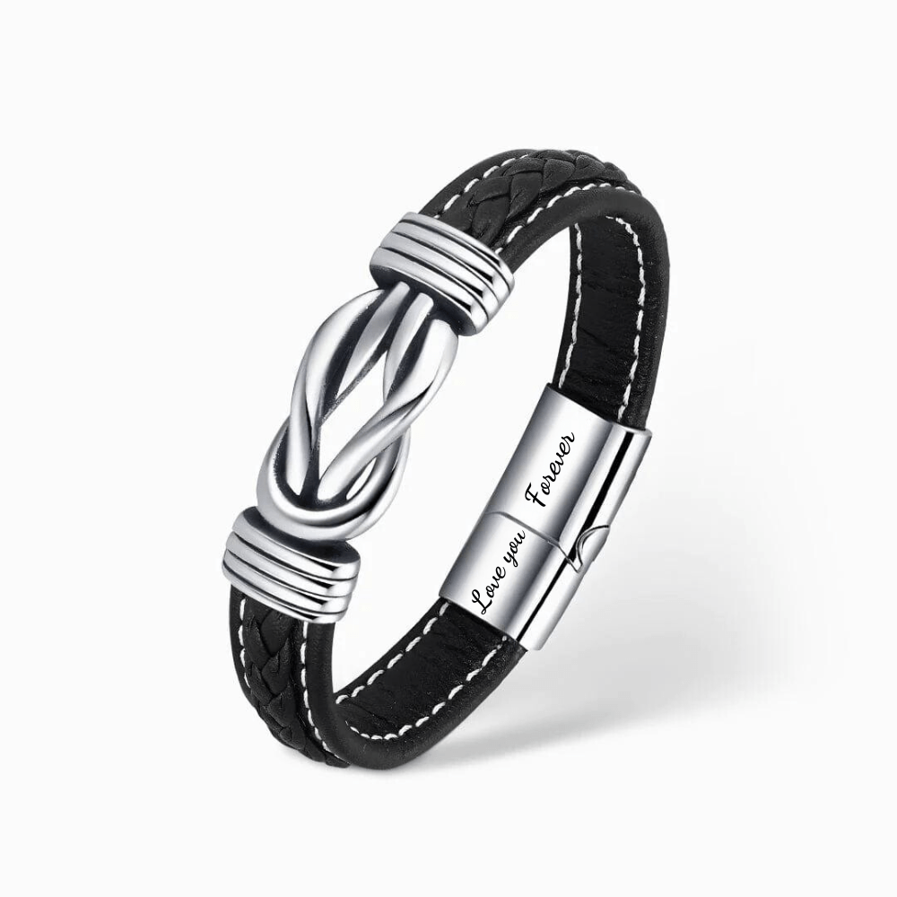 Til Min Sønn - Infinity Armbånd - Kjærlig Hilsen, Pappa