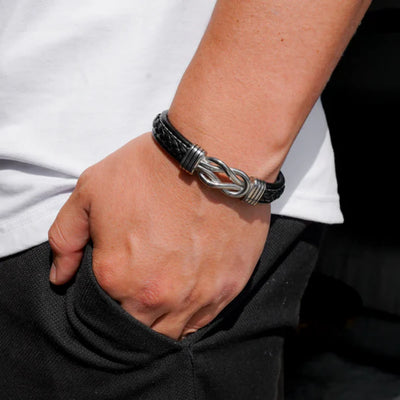 Til Min Sønn - Infinity Armbånd Med Gravert Navn