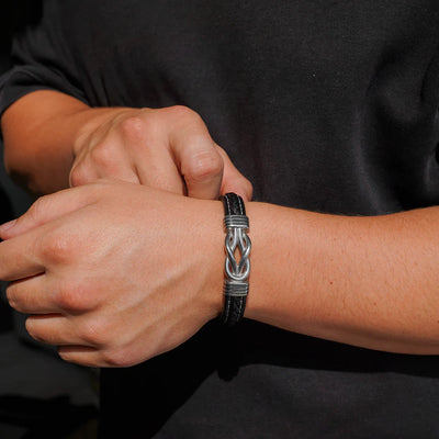 Til Min Sønn - Infinity Armbånd Med Gravert Navn