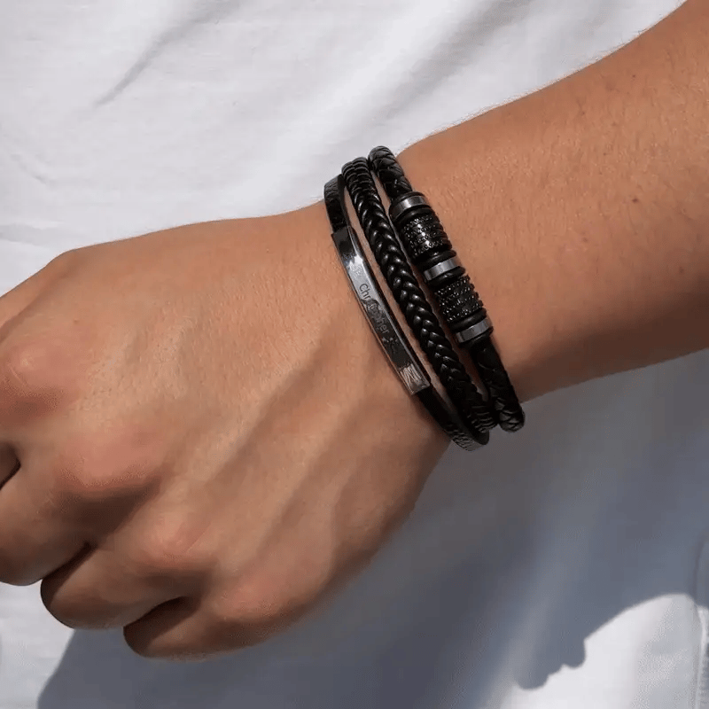 Til Min Sønn - Personlig “For Alltid Forbundet” Armbånd