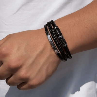 Til Min Sønn - Personlig “For Alltid Forbundet” Armbånd