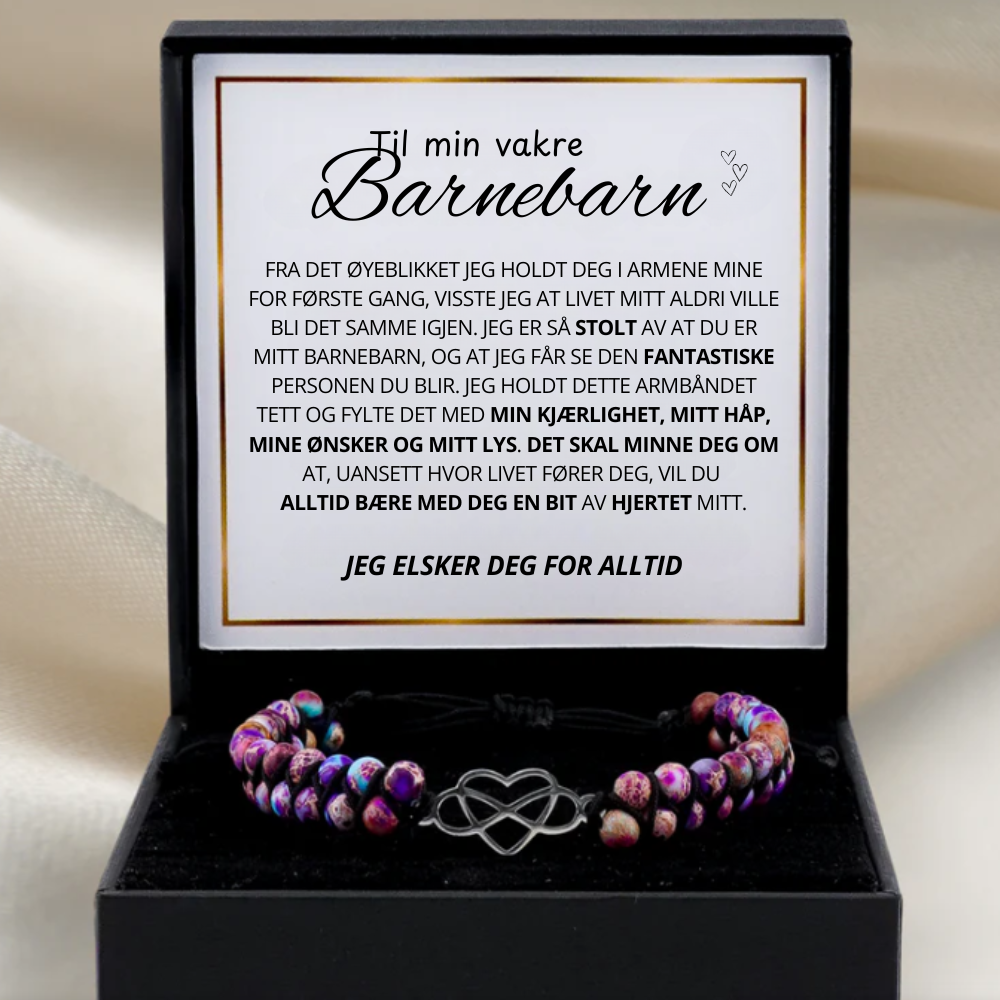 Til Min Vakre Barnebarn – Evig Kjærlighet Armbånd